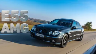 Mercedes-Benz E55 AMG V8 Kompressor BURNOUTS & ACCELERATIONS!