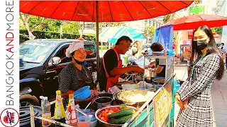 Amazing STREET FOOD Scenes in BANGKOK at Noon | Do You Love THAI FOOD?