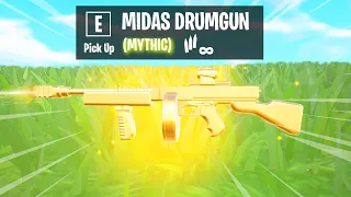 I Only Used *MIDAS* Mythic Drum Gun In Fortnite