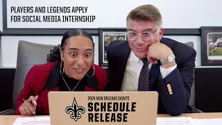 Players & Legends Apply as Interns | 2024 Saints Schedule Release