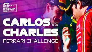 Carlos vs Charles | The Ultimate Ferrari Teammate Challenge