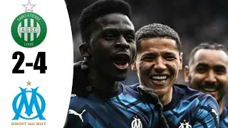 Saint-Etienne vs Marseille 2-4 Résumé | Ligue 1 Uber Eats - 2022