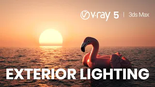 Sunset Lighting in the New V-Ray 5 for 3ds Max