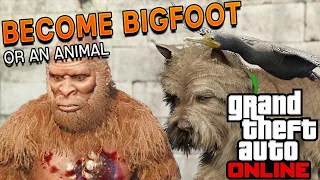 Become BIGFOOT And Other Animals in GTA 5 Online (Peyote Plants Guide)