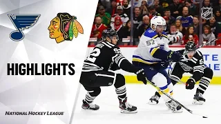 NHL Highlights | Blues @ Blackhawks 12/02/19