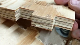 CNC - cutting 3/4" plywood in one pass with 1/8" compression bit