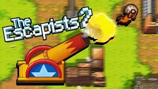 GIANT CANNON Circus ESCAPE - Escaping Clown Prison! - The Escapists 2  Big Top Breakout Update