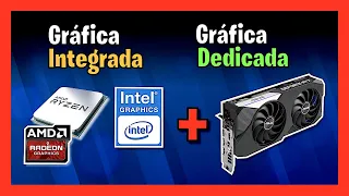 ✅ Cómo usar la GRAFICA INTEGRADA y DEDICADA A LA VEZ 🚀 Más FPS 🛠️ Mejor Rendimiento 💥 GPU + IGPU 💥