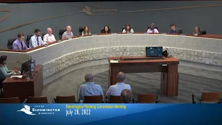 July 28, 2022 Bloomington Planning Commission Meeting