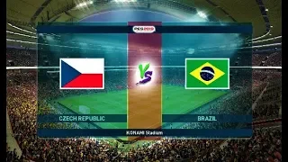 Czech Republic vs Brazil | PES 2019 Gameplay PC