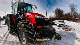 КУПИЛИ НОВЫЙ ТРАКТОР | MASSEY FERGUSON 6713 | конкурент МТЗ 1221