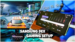 My Samsung Dex Gaming Setup with S20 FE 5G | Use your Galaxy Phone as a Gaming Console 🔥