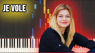 How to play: Louane - Je vole | Piano Tutorial