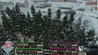 COH2 4v4 Loads of Artillery in a Sector