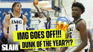 Keyonte George & IMG Academy Put on a DUNK SHOW!! Jarace Walker INSANE Poster?!?