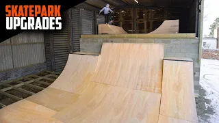 EXPANDING THE SKATEPARK WITH A SICK NEW MINI RAMP!!