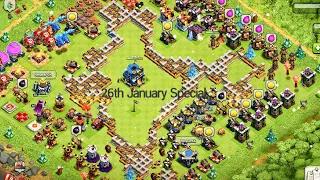 Clash of clans || India ka map for 26th January special || #souravcoc