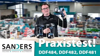 Makita 18 V Akkuschrauber DDF482, DDF484 & DDF481 im Vergleich!