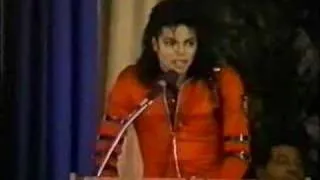 Michael Jackson Auditorium - Unveiling Speech Bad Era 1989