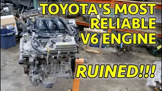 Toyota Lexus 2GR-FE Teardown! Premature Death Of Toyota's Most Reliable V6 Caused By Obliviousness!