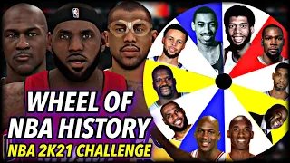 The Wheel Of NBA Legends in NBA 2K21