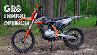 Обзор мотоцикла GR8 Enduro Optimum - Бодрая воздушка с балансировочным валом