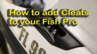 How to add Cleats to Sea Doo Fish Pro