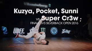 Kuzya, Pocket, Sunni vs Super Cr3w [finals] // .stance x UDEF // Silverback Open 2016