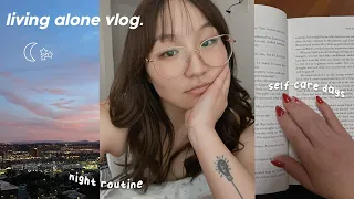 living alone vlog 🍵 home-cooked meals, gym workout, skincare routine