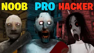 noob vs pro vs hacker in granny chapter two #granny @Androidgaming542007sonu @mrrolt