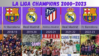 All la liga champions in 21 century | 2000 to 2023