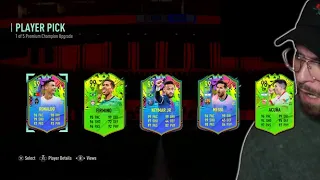 OPENING 10x FUTTIES ULTIMATE CHAMPIONS UPGRADES & ICON PLAYER PICKS! - FIFA 21