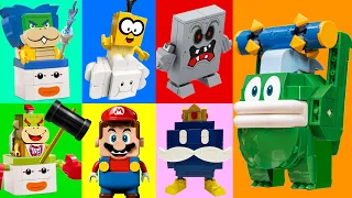 Lego Mario, Luigi and Peach Bosses vs Original