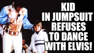 THE FULL STORY &  PHOTO COMPARISON: ELVIS SINGS "HOUND DOG" TO GET KID TO DANCE...HE DOESN'T