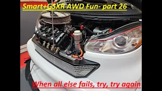 Smart car + GSXR =AWD FUN Part 26- Update: Solid drive diff.