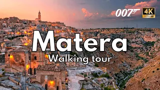 MATERA, Italy [ 4K ] WALKING TOUR | With subtitles | BASILICATA southern Italy 2023