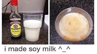 r/TIHI | soy sauce + milk = soymilk