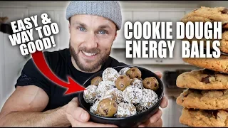 Cookie Dough Energy Balls 🍪 EASY VEGAN SNACK RECIPE