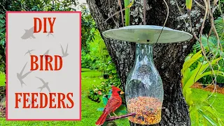 DIY Bird Feeders/Upcycled/ Garden Projects/Easy