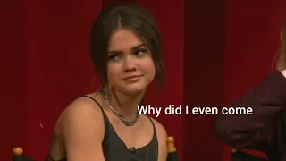 Maia Mitchell being annoyed for 1 minute and 43 seconds straight