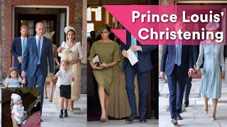 The Royal Family and guests arrive for Prince Louis' Christening//princess Diana family photos🤩