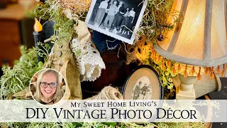 DIY Vintage Family Photo Home Decor