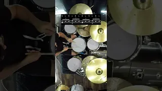 Beginner Drummers Daily Coordination Exercise With 8th Note Triplets #shorts