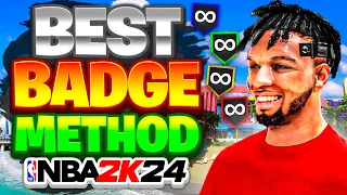 THE BEST & FASTEST WAYS TO GET MAX BADGES AND HIT 99 OVERALL WITHOUT BUYING VC IN NBA 2K24