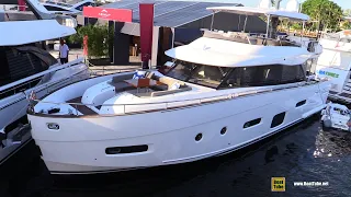 2022 Azimut Magellano 66 Luxury Yacht - Walkaround Tour - 2021 Fort Lauderdale Boat Show