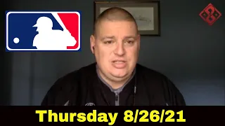 Thursday MLB Free Betting Picks & Predictions - 8/26/21 l Picks & Parlays