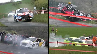 Rallye Rhône Charbonnières 2023 show mistakes & crash