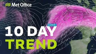 10 Day trend – Staying stormy? 16/02/22