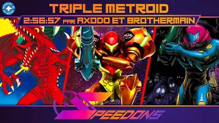 TRIPLE METROID en 2:56:57 par Axodo et Brothermain | SPEEDONS