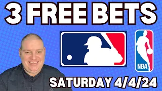 Saturday 3 Free Betting Picks & Predictions - 4/6/24 l Picks & Parlays l #mlbbets